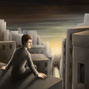 Silent-Art Gemälde 2024-12-01 - Lichtkorridor