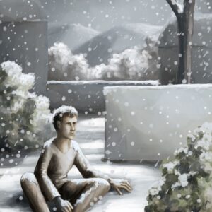 Silent-Art Gemälde 2024-12-08 - Schneestille