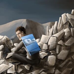 Silent-Art Gemälde 2025-01-013 - Der Himmel zwischen Trümmern