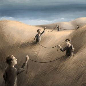 Das Band das uns verbindet - Silent-Art Gemälde 2025-03-005