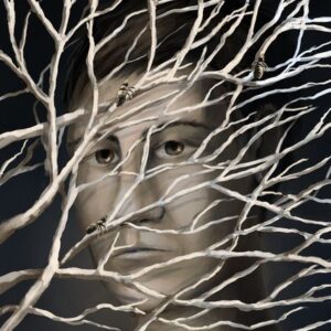 Verästelt - Silent-Art Gemälde 2025-03-008