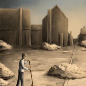 Der Schaufler der stillen Straße - Silent-Art-2025-05-002