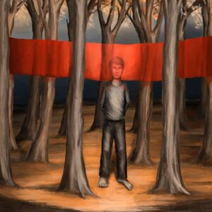 Der rote Waldstreifen - Silent-Art-2025-05-005