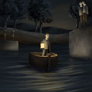 Die Laterne im Boot - Silent-Art-2025-07-006