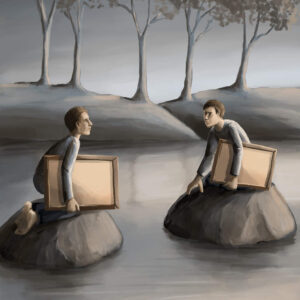 Zwei Rahmen ohne Bild - Silent-Art-2025-10-005